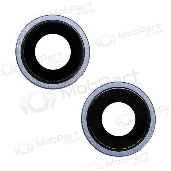 iPhone 14 / 14 Plus Kameraglas (2Stck) (Blau) (mit Rahmen)
