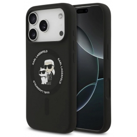 Apple iPhone 17 Pro Hülle - Karl Lagerfeld Liquid Silicone Karl and Choupette MagSafe