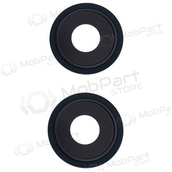 Apple iPhone 13 Kameraglas (2Stck) (Midnight) (mit Rahmen)