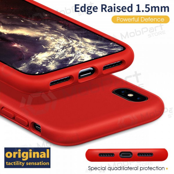 Apple iPhone 13 hülle - Liquid Silicone 1.5mm (rot)