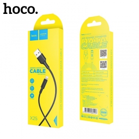 USB Kabel HOCO X25 lightning 1.0m (Schwarz)
