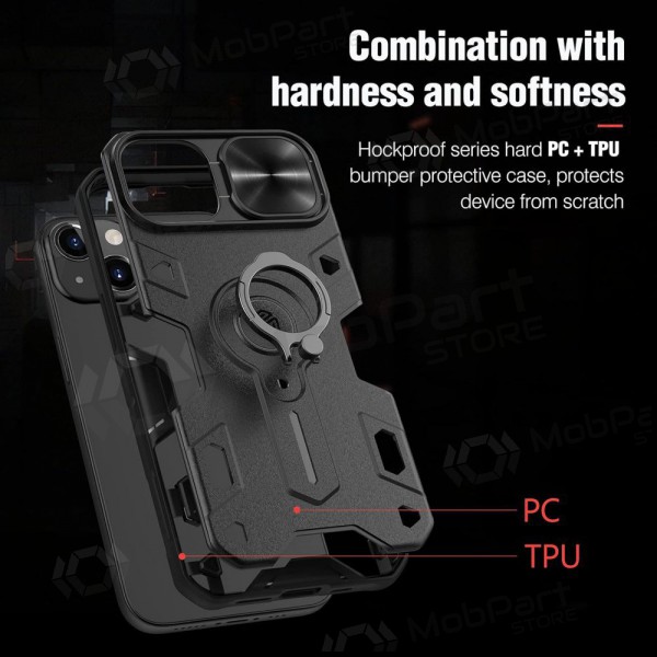 Apple iPhone 14 Pro Handyhülle „Nillkin Armor Pro“ (Schwarz)