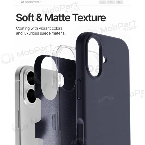 Handyhülle Mercury Pure Magsafe Silicon Case Apple iPhone 17 Dunkelblau