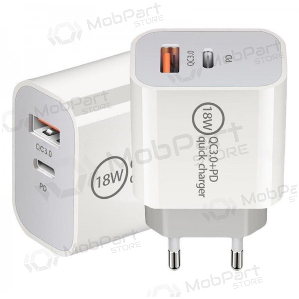 Ladegerät 18W PD+QC3.0 SDC-18WACB (3A)