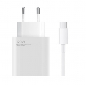 Handyladegerät Xiaomi HyperCharge Combo BHR9462EU 120 w usb-a qc gan weiß
