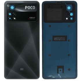 Xiaomi Poco X4 Pro 5G Rückseite Akkudeckel (Schwarz) (original) (service pack)