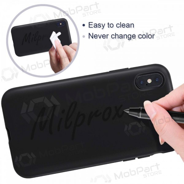 Apple iPhone 12 Pro Max hülle - Liquid Silicone - 1.5mm (schwarz)