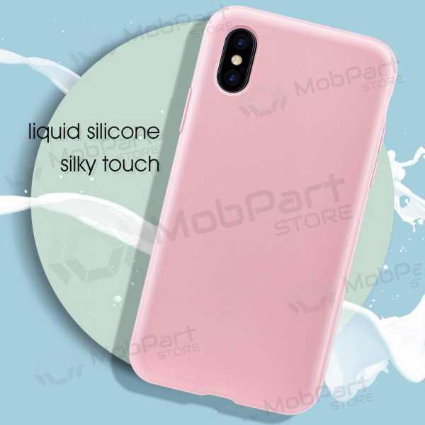 Apple iPhone 13 mini hülle - Liquid Silicone 1.5mm (rosa)
