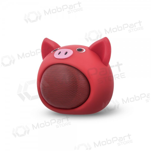Bluetooth tragbarer Top-Lautsprecher Forever Sweet Animal Pig Rose ABS-100
