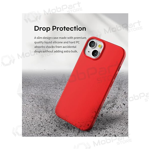 Apple iPhone 14 hülle - Mercury Soft Feeling (rot)