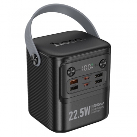 externe Batterie Power Bank Hoco J152 22.5W+PD20W 80000mAh Schwarz