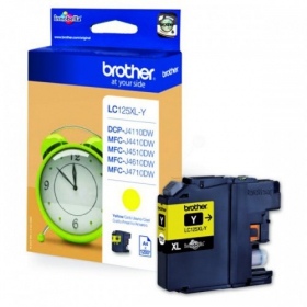 Brother LC 125XL (LC125XLY), gelbe Patrone für Tintenstrahldrucker