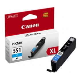 Canon CLI-551XL (6444B001), cyanfarbene Patrone für Tintenstrahldrucker