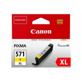 Canon CLI-571XLY (0334C001), gelbe Patrone für Tintenstrahldrucker, 715 Seiten