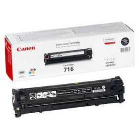 Canon CRG 716 (1980B002) schwarze Tonerkassette für Laserdrucker, 2300 Seiten