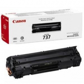 Canon CRG 737 (9435B002) schwarze Tonerkassette für Laserdrucker, 2100 Seiten.