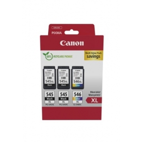 Canon PG-545XL/CL-546XL (8286B013) Tintenpatronen-Set, BK/CMY
