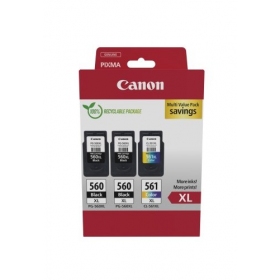 Canon PG-560XL/CL-561XL (3712C009) Tintenpatronen-Set, BK/CMY