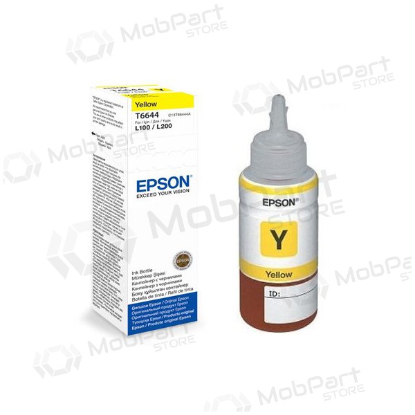 Epson (C13T66444A), gelbe Tintenpatrone für Tintenstrahldrucker