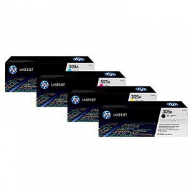 HP Nr. 305A (CE412A), gelbe Patrone für Laserdrucker, 2600 Seiten