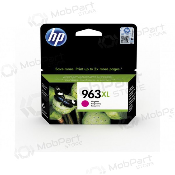 HP (3JA28AE, 963XL), Magenta Tintenpatrone, für Tintenstrahldrucker, 1600 Seiten.