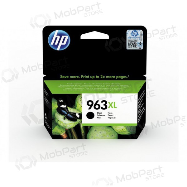 HP (3JA30AE, 963XL), schwarze Patrone für Tintenstrahldrucker, 2000 Seiten