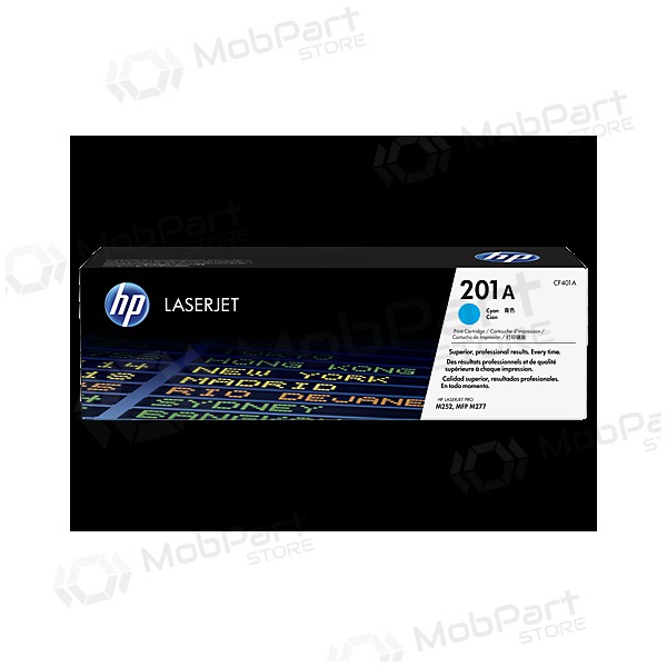 HP Nr. 201A (CF401A), blaue Tonerkartusche für Laserdrucker, 1330 Seiten.