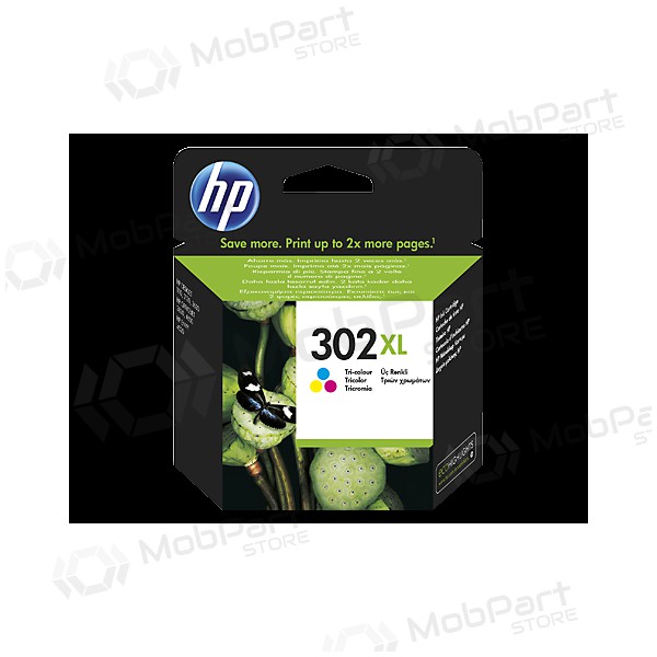 HP Nr. 302XL (F6U67AE), dreifarbige Patrone für Tintenstrahldrucker, 330 Seiten