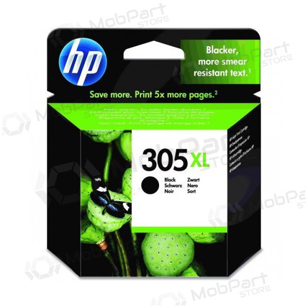 HP 305 XL (3YM62AE) Tintenpatrone schwarz für Tintenstrahldrucker, 240 Seiten