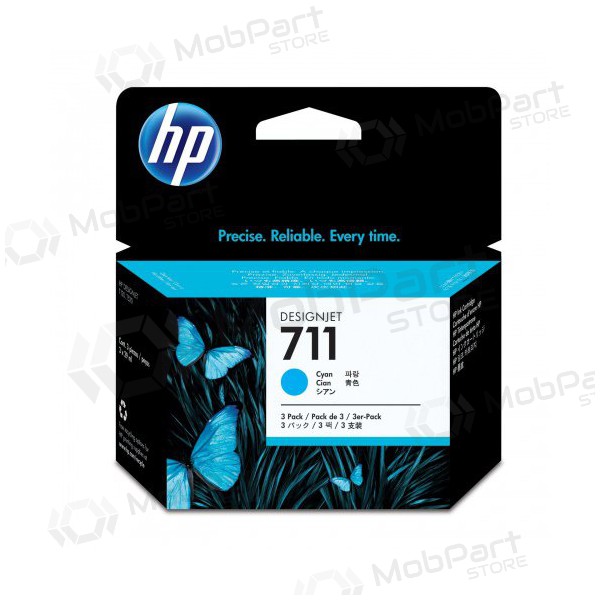 HP Nr. 711 (CZ130A), Cyan Patrone für Tintenstrahldrucker