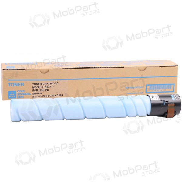 Konica-Minolta TN-321 (A33K450), Cyan-Kartusche für Laserdrucker, 25000 Seiten