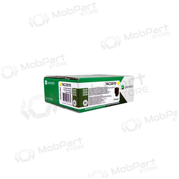 Lexmark return (74C2SYE, 074C2SY0), Gelb Patrone für Laserdrucker, 7000 seiten.