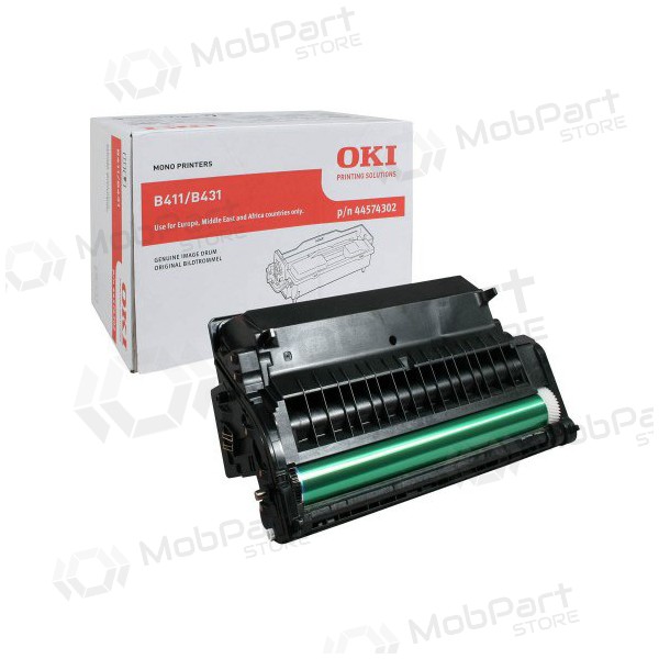 Oki B 411 (44574302), Schwarz būgnas für Laserdrucker