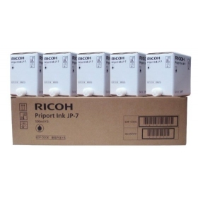 Ricoh JP-7 (817219) (5 Stück pro Karton) Tintenpatrone, Schwarz
