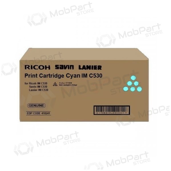 Ricoh IMC530 (418241), Blaue Patrone für Laserdrucker, 18000 Seiten