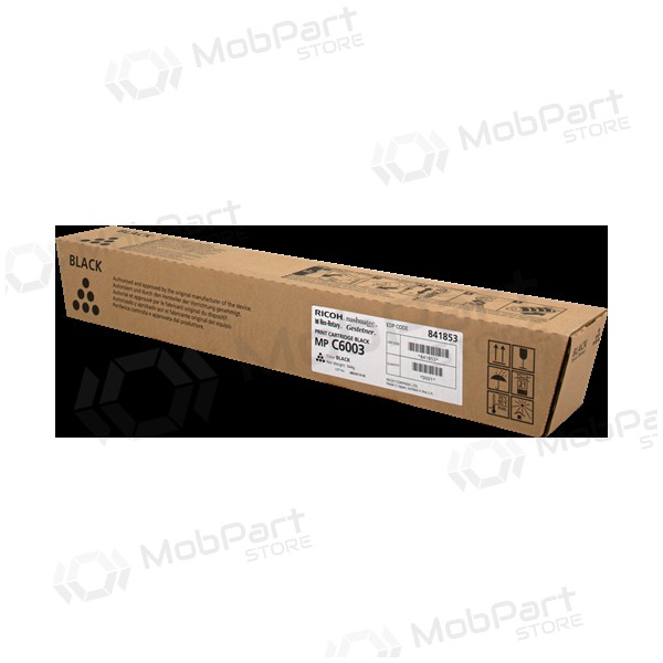 Ricoh MP C6003 (841853), Schwarz Patrone für Laserdrucker, 33000 seiten.