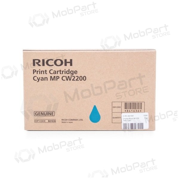Ricoh MP CW2200 (841636) Tintenpatrone, Cyan